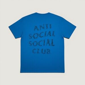 Anti Social Social Club Misprint Tee‎ (FW19) Blue Medium
